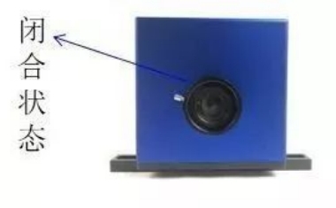 量子級聯(lián)激光發(fā)射頭光闌于閉合狀態(tài)
